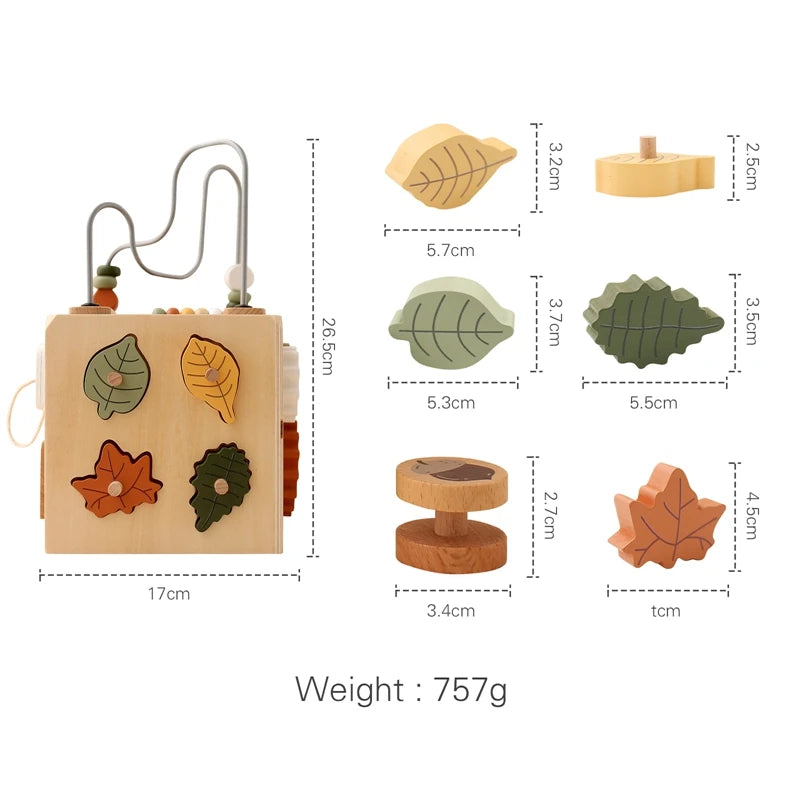 Five-in-one Wooden Multifunctional Educational Toy